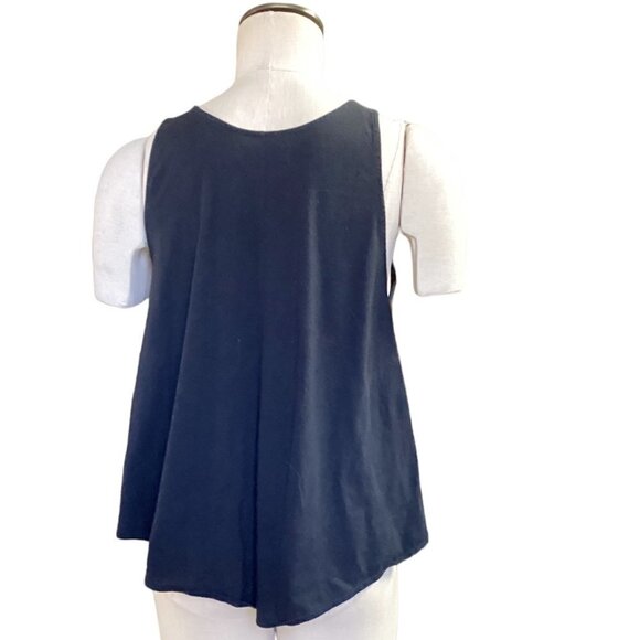 AF Abercrombie & Fitch Graphic Tank Top #9 Property of NY Sz XS Black 145i - Picture 5 of 6